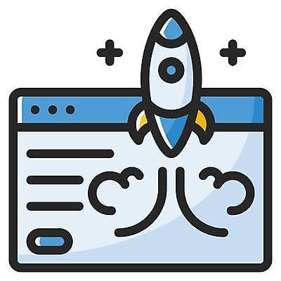 EPS 해외이미지 디자인 선 컨셉 일러스트 비즈니스 아이디어 우주 로켓 플랫 심볼 사인 시작 혁명 개발 마케팅 해외일러스트 파일형식 벡터 이미지허브