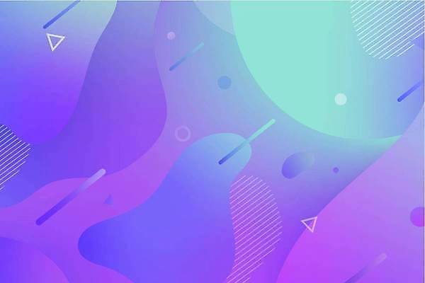 EPS 해외이미지 하늘색 백그라운드 일러스트 추상 사람없음 보라색 원형 기하학 대각선 해외일러스트 도형 선 컬러 무늬 파란색 파일형식 벡터 이미지허브