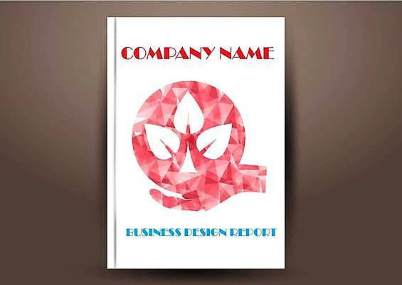 EPS 해외이미지 나무 표지디자인 표지 북커버 일러스트 비즈니스 사람없음 책 빨간색 원형 손모양 폴리곤 표지샘플 해외일러스트 모양 도형 식물 컬러 파일형식 벡터 손_신체부위 이미지허브