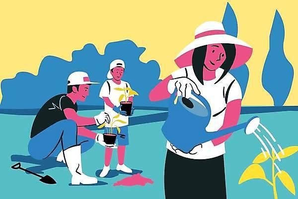 EPS 해외이미지 식물 캐릭터 계절 여자 남자 행복 아들 어린이 백그라운드 농업 일러스트 가족 자연 엄마 노동자 미소 사람 야외 농장 농경지 새싹 정원 흙 시골 업무 봉사 아빠 플랫 붓기 냄비 농부 삽 유기농 원예 땅바닥 모종 심기 원예사 해외일러스트 일러캐릭터 직업 웰빙 감정 산업 관계 모션 바닥 표정 취미 작업 도움 솥 생태계 파일형식 벡터 이미지허브