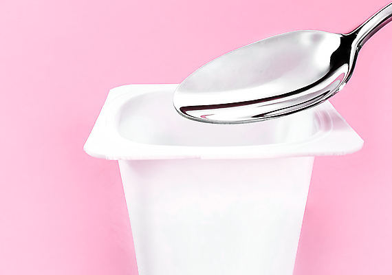 포토 JPG 해외이미지 분홍색 사람없음 숟가락 요거트 플라스틱통 해외포토 컬러 유제품 수저 통 플라스틱 파일형식 이미지허브