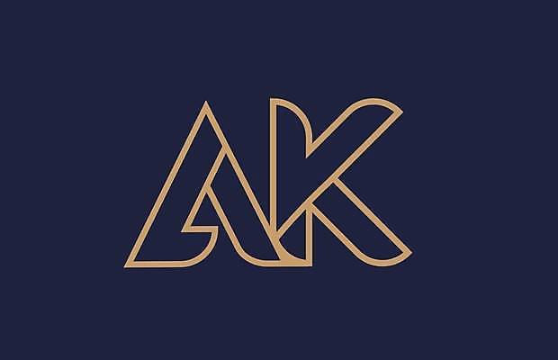 EPS 해외이미지 백그라운드 라인일러스트 일러스트 사람없음 남색 심볼 A K 해외일러스트 알파벳 컬러 파일형식 벡터 이미지허브