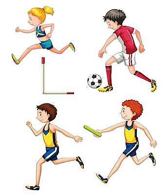 EPS 해외이미지 클립아트 어린이 스포츠 백그라운드 일러스트 축구공 미술 사람 소년 그래픽 세트 운동 흰색 허들 그림 클립 고립 해외일러스트 남자 컬러 공 축구용품 문화예술 건강 장애물 파일형식 벡터 이미지허브