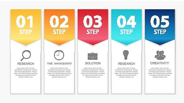 EPS 해외이미지 시계 서류가방 일러스트 비즈니스 전구 돋보기 사람모양 사람없음 그래픽 숫자 자료 인포그래픽 엘리먼트 목차 해외일러스트 모양 문자 가방 파일형식 벡터 이미지허브