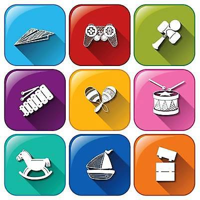 EPS 해외이미지 악기 일러스트 버튼 사람없음 컬러풀 장난감 블록 목마 게임기 종이비행기 드럼 실로폰 해외일러스트 음악 컬러 타악기 종이접기 파일형식 벡터 이미지허브