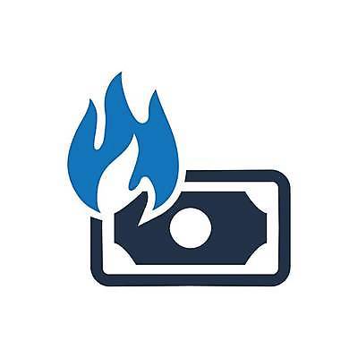 EPS 해외이미지 지폐 일러스트 비즈니스 불 사람없음 손상 손실 재정 적자 해외일러스트 자연요소 컨셉 돈 파일형식 벡터 이미지허브