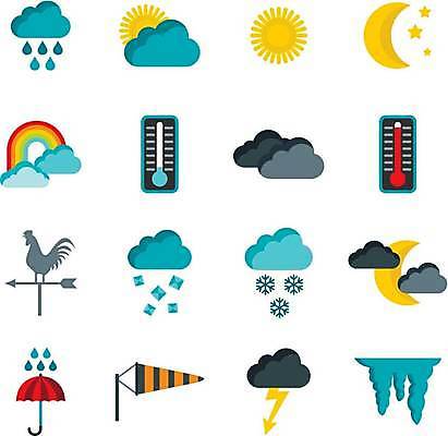 EPS 해외이미지 구름 디자인 계절 조각 일러스트 우산 하늘 바람 날씨 세트 햇빛 태양 맑음 추위 안개 달 물방울 뜨거움 눈송이 플랫 떨어짐 온도계 야간 번개 예측 수집 심볼 사인 윤곽 폭풍 온도 서명 흐림 뇌우 엘리먼트 해외일러스트 자연요소 컨셉 눈_날씨 파일형식 벡터 이미지허브