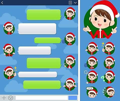 EPS 해외이미지 캐릭터 디자인 여자 백그라운드 크리스마스 인터넷 일러스트 통신 가족 엄마 스마트폰 세트 산타클로스 메시지 변화 플랫 어플리케이션 질문 심플 풍선 트러블 표제 해외일러스트 일러캐릭터 기념일 컨셉 관계 사람 핸드폰 스마트기기 파일형식 벡터 이미지허브