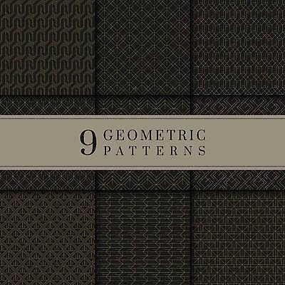 EPS 해외이미지 디자인 백그라운드 일러스트 종류 사람없음 검은색 다양 지오메트릭 해외일러스트 컬러 다수 파일형식 벡터 이미지허브