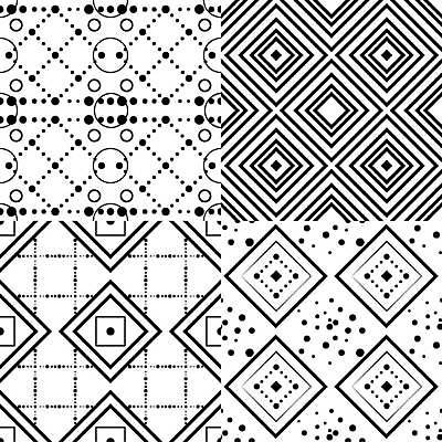 EPS 해외이미지 모양 템플릿 디자인 선 백그라운드 패턴 일러스트 벽지 추상 흑백 미술 그래픽 장식 세트 검은색 수확 흰색 직물 원형 화려 클래식 인쇄 타일 질감 복고 정사각형 심플 마름모 기하학 무한 엘리먼트 포장소품 스타일 반복 해외일러스트 도형 컬러 컨셉 무늬 농업 포장 문화예술 촬영기법 오브젝트 포장재료 파일형식 벡터 이미지허브