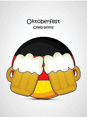 EPS 해외이미지 전통 디자인 포스터 문화 일러스트 맥주 사람없음 축제 맥주잔 옥토버페스트 해외일러스트 술잔 주류 파일형식 벡터 이미지허브