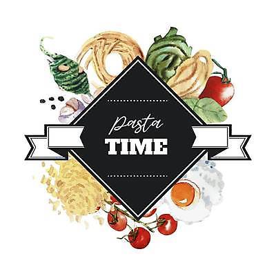 EPS 해외이미지 리본 일러스트 방울토마토 프레임 파스타 마늘 타이포그라피 사람없음 계란프라이 마름모 바질 해외일러스트 도형 문자 토마토 채소 서양음식 계란요리 파일형식 벡터 이미지허브