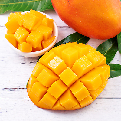 포토 JPG 해외이미지 스튜디오촬영 그릇 나뭇잎 근접촬영 사람없음 노란색 망고 해외포토 식기 뷰포인트 컬러 잎 실내 열대과일 파일형식 이미지허브