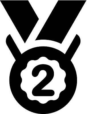 EPS 해외이미지 일러스트 은색 메달 심볼 사인 위치 승자 해외일러스트 컬러 상_상패 파일형식 벡터 이미지허브