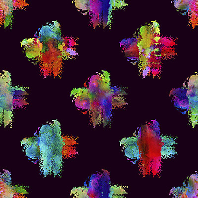 포토 JPG 해외이미지 백그라운드 패턴 붓터치 추상 사람없음 컬러풀 십자모양 해외포토 모양 컬러 무늬 십자 파일형식 이미지허브