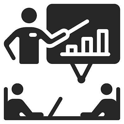 EPS 해외이미지 선 일러스트 비즈니스 회의 사람 세트 사무실 발표 그룹 토론 심볼 사인 경영 세미나 해외일러스트 파일형식 벡터 이미지허브