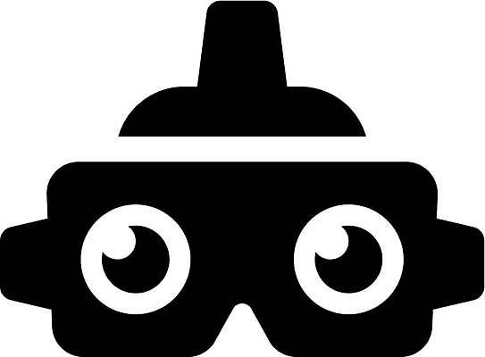 EPS 해외이미지 안경 일러스트 헤드폰 심볼 사인 판지 가상현실 해외일러스트 잡화 음향기기 파일형식 벡터 이미지허브