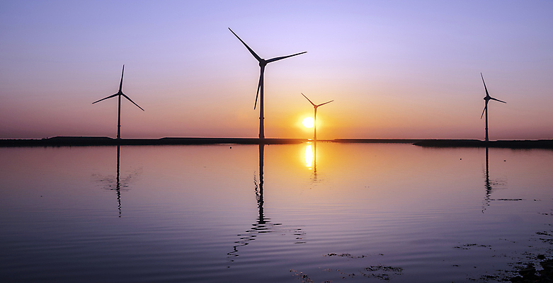 포토 JPG 해외이미지 바다 하늘 사람없음 야외 태양 일출 풍차 풍력에너지 에코 해외포토 자연요소 노을 환경 그린에너지 파일형식 이미지허브