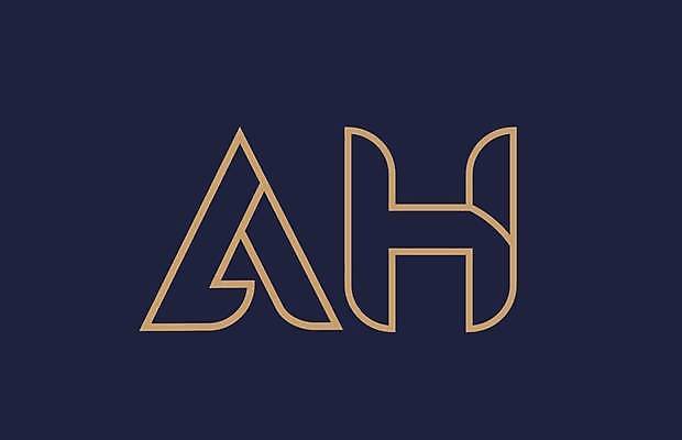 EPS 해외이미지 백그라운드 라인일러스트 일러스트 사람없음 남색 심볼 A H 해외일러스트 알파벳 컬러 파일형식 벡터 이미지허브