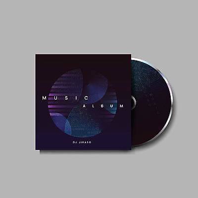 EPS 해외이미지 디자인 음악 백그라운드 일러스트 추상 사람없음 CD 앨범 남색 해외일러스트 컬러 무늬 문화예술 파일형식 벡터 이미지허브