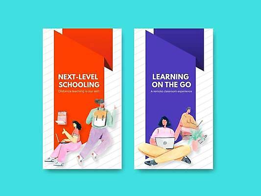 EPS 해외이미지 전신 여자 남자 화분 가방 일러스트 앉기 여러명 성인 빨간색 파란색 노트북 학습 세트 달리기 달력 타이핑 온라인 소셜네트워크 소셜미디어 온라인강의 성인만 웨비나 해외일러스트 잡화 교육 컬러 다수 모션 사람 전자제품 강의 세미나 파일형식 벡터 언택트 이미지허브