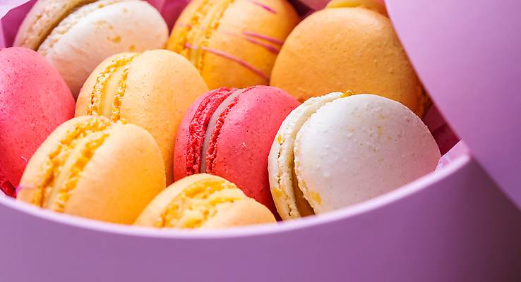 포토 JPG 해외이미지 디저트 실내 근접촬영 사람없음 상자 담기 마카롱 해외포토 음식 뷰포인트 모션 내부 파일형식 이미지허브