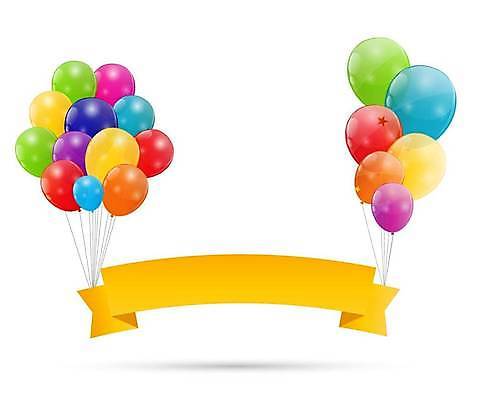 EPS 해외이미지 일러스트 사람없음 컬러풀 이벤트용품 풍선 해외일러스트 컬러 이벤트 오브젝트 파일형식 벡터 이미지허브