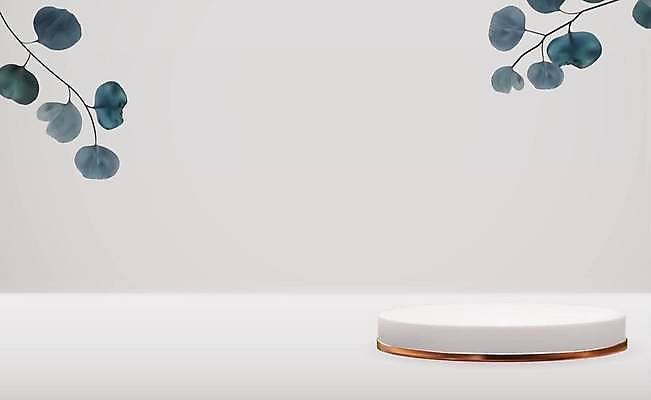 EPS 해외이미지 일러스트 사람없음 3D 흰색 단상 유칼립투스 해외일러스트 식물 컬러 디지털합성 파일형식 벡터 이미지허브