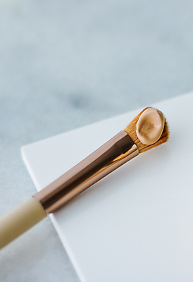 포토 JPG 해외이미지 종이 사람없음 화장품 메이크업브러쉬 파운데이션 목업 해외포토 뷰티 붓 파일형식 이미지허브