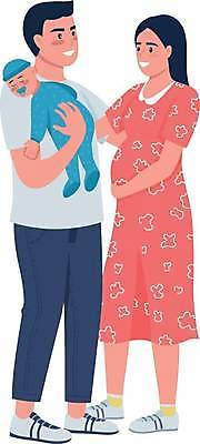EPS 해외이미지 전신 라이프스타일 부부 여자 남자 행복 일러스트 가족 엄마 함께함 서기 미소 성인 세명 마주보기 임산부 임신 자녀 아기 아빠 들어올리기 해외일러스트 커플 감정 컨셉 관계 모션 표정 사람 생활 파일형식 벡터 이미지허브