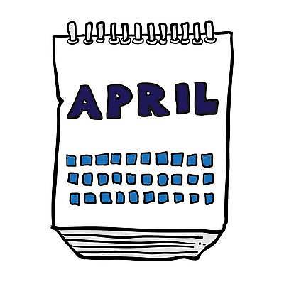 EPS 해외이미지 전통 손 일러스트 달력 시간 낙서 4월 만화 연도 오브젝트 그림 복고 손그림 월 무료 해외일러스트 신체부위 날짜 파일형식 벡터 이미지허브