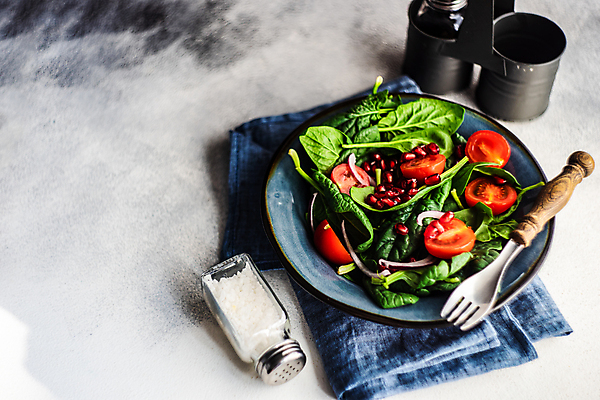 포토 JPG 해외이미지 음식 포크 방울토마토 사람없음 샐러드 소금 건강식 해외포토 식기 토마토 파일형식 이미지허브
