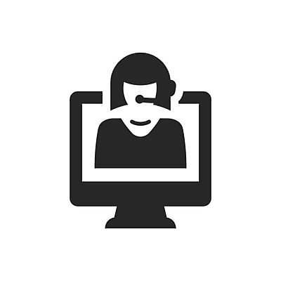 EPS 해외이미지 일러스트 고객 심볼 컨설턴트 온라인 돌봄 지원 해외일러스트 모션 전문직 상담 파일형식 벡터 이미지허브