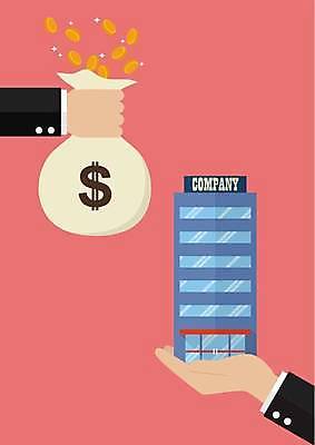 EPS 해외이미지 손 일러스트 회사 모션 들기 빌딩 신체부위 달러 동전 돈자루 해외일러스트 돈 비즈니스 사람 건물 파일형식 벡터 이미지허브