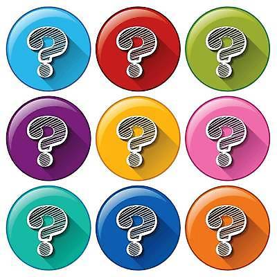 EPS 해외이미지 일러스트 사람없음 세트 컬러풀 물음표 원형 호기심 해외일러스트 도형 기호 감정 컬러 컨셉 파일형식 벡터 이미지허브