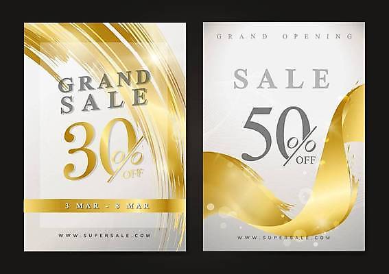 EPS 디자인 일러스트 회색배경 사람없음 쇼핑 세일 금색 퍼센트 국내일러스트 해외일러스트 컬러 백그라운드 회색 특수기호 파일형식 벡터 이미지허브