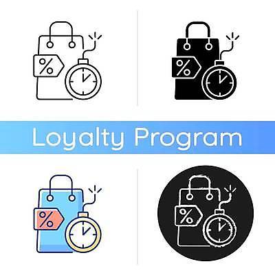 EPS 해외이미지 디자인 시계 일러스트 사람없음 쇼핑백 세일 시간 플랫 폭탄 시한폭탄 재고정리 해외일러스트 가방 폭발물 파일형식 벡터 이미지허브