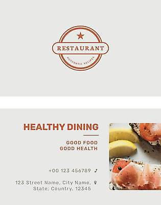 EPS 해외이미지 디자인 별 일러스트 비즈니스 명함 명함템플릿 사람없음 레스토랑 레몬 카르파쵸 가로명함 해외일러스트 자연요소 템플릿 음식 과일 식당 파일형식 벡터 이미지허브