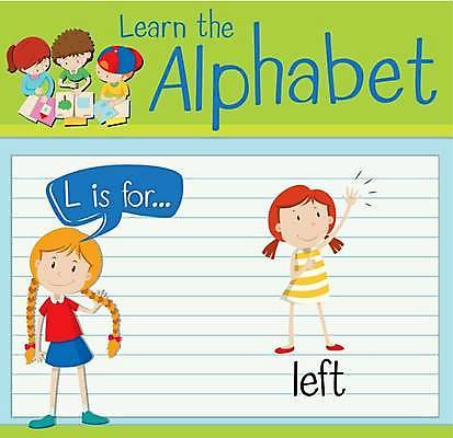 EPS 해외이미지 전신 알파벳 영어 여자 남자 어린이 말풍선 일러스트 영어교육 서기 소년 여러명 상반신 손들기 왼쪽 L 단어공부 단어카드 어린이만 해외일러스트 문자 교육 다수 모션 사람 학습 방향 파일형식 벡터 단어장 이미지허브