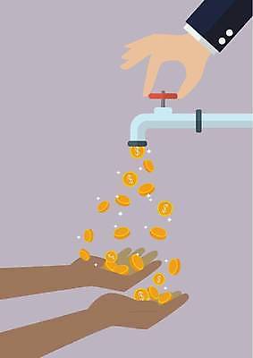 EPS 해외이미지 손 일러스트 신체부위 금융 경제 보라색 동전 오픈 떨어짐 수도꼭지 주기 획득 기부 기부금 해외일러스트 컬러 컨셉 돈 모션 사람 파일형식 벡터 이미지허브