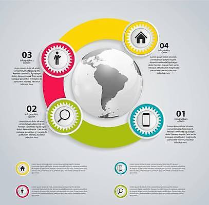 EPS 해외이미지 디자인 지구 일러스트 비즈니스 돋보기 모바일 사람모양 사람없음 스마트폰 자료 인포그래픽 정보 원형 목차 집모양 해외일러스트 모양 도형 핸드폰 스마트기기 파일형식 벡터 이미지허브