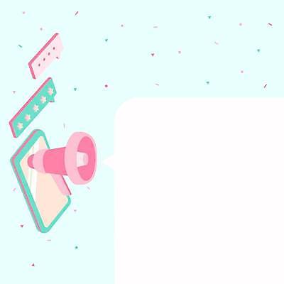 EPS 해외이미지 디자인 별 백그라운드 말풍선 일러스트 커뮤니케이션 사람없음 장식 스마트폰 확성기 발표 꽃가루 별점 카피스페이스 해외일러스트 자연요소 핸드폰 스마트기기 공백 가루 점수 평가 파일형식 벡터 이미지허브