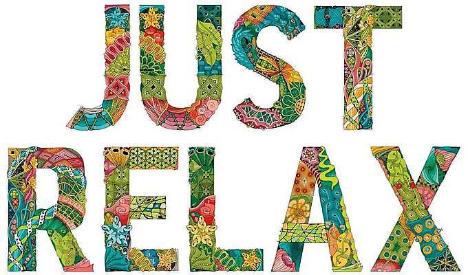 EPS 해외이미지 일러스트 휴식 타이포그라피 사람없음 단어 화려 젠탱글 해외일러스트 문자 컨셉 파일형식 벡터 이미지허브