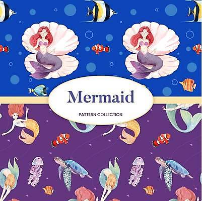 EPS 해외이미지 여자 백그라운드 두마리 패턴 여러마리 일러스트 조개 여러명 성인 사람없음 파란색 보라색 패턴백그라운드 시원함 해파리 인어 바다거북 흰동가리 성인여자만 해외일러스트 컬러 다수 2 무늬 어패류 어류 사람 자포동물 거북이 여자만 성인만 파일형식 벡터 이미지허브