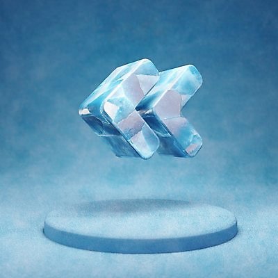 포토 JPG 해외이미지 화살표 사람없음 파란색 3D 얼음 입체 오브젝트 더블 해외포토 자연요소 컬러 디지털합성 파일형식 이미지허브