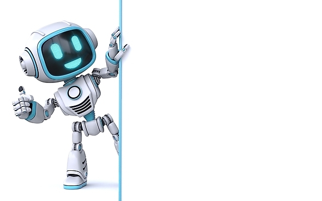 JPG 해외이미지 캐릭터 일러스트 사람없음 3D 엿보기 로봇 따봉 AI_인공지능 해외일러스트 일러캐릭터 모션 최고 디지털합성 파일형식 이미지허브