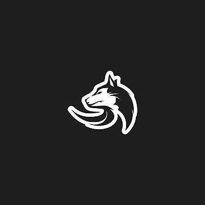 EPS 해외이미지 디자인 일러스트 사람없음 검은색 심볼 늑대 해외일러스트 컬러 포유류 파일형식 벡터 이미지허브