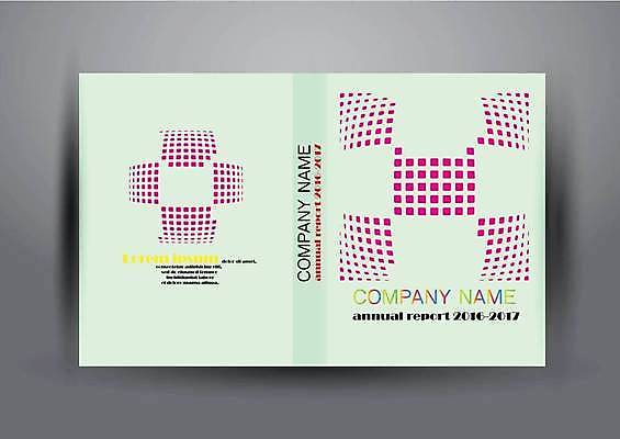 EPS 해외이미지 표지디자인 표지 북커버 일러스트 비즈니스 추상 사람없음 책 연두색 사각형 책등 표지샘플 해외일러스트 도형 무늬 초록색 파일형식 벡터 이미지허브