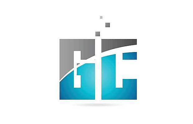 EPS 해외이미지 모양 템플릿 디자인 알파벳 백그라운드 일러스트 회사 비즈니스 경사 타이포그라피 파란색 회색 편지 심볼 신분 C 엘리먼트 활자 해외일러스트 문자 영어 컬러 활자판 파일형식 벡터 이미지허브