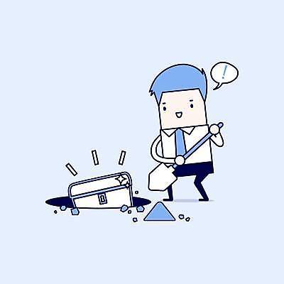 EPS 해외이미지 남자 하늘색 말풍선 일러스트 한명 들기 성인 비즈니스맨 삽 비즈니스캐릭터 보물상자 발견 땅파기 성인남자한명만 해외일러스트 일러캐릭터 캐릭터 1 비즈니스 모션 사람 파란색 직장인 남자한명만 성인남자만 파일형식 벡터 이미지허브